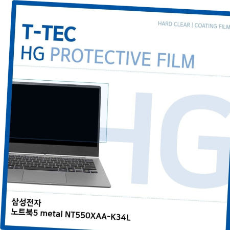 티테크놀로지 화면보호 삼성 노트북5 metal 고광택 필름 NT550XAA-K34L