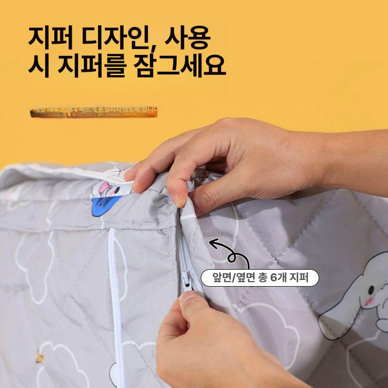 세탁기 보온 커버 자외선 통돌이 겨울 단열 방수 방한 B4001 A - 상세 이미지 4