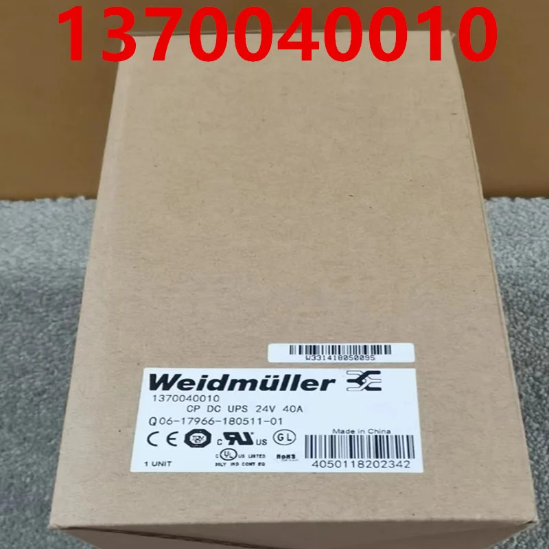 WeidmullerUPS 무정전 전원공급장치 1370040010 CP DC UPS 24V 40A Q06-17966-180511-01