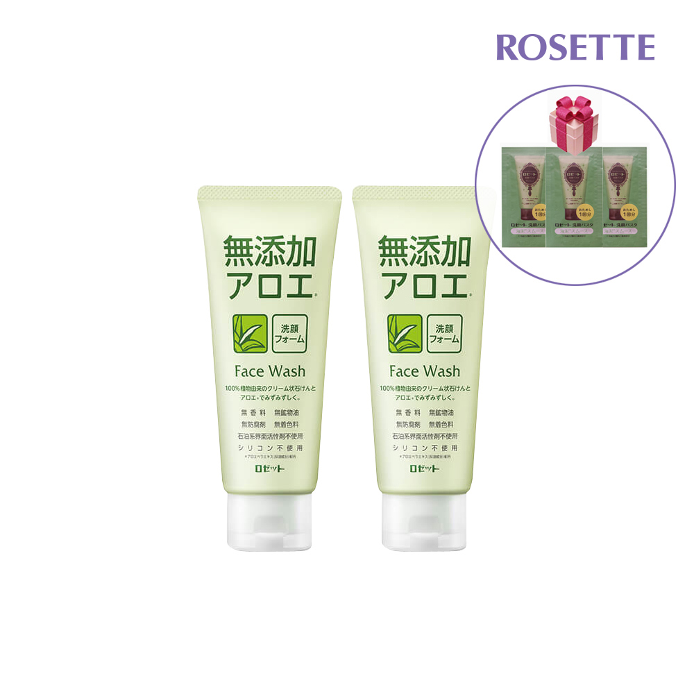 로제트 무텐카 일본폼클렌징 저자극 세안제 140g 쌀 알로에 - 상세 이미지 4