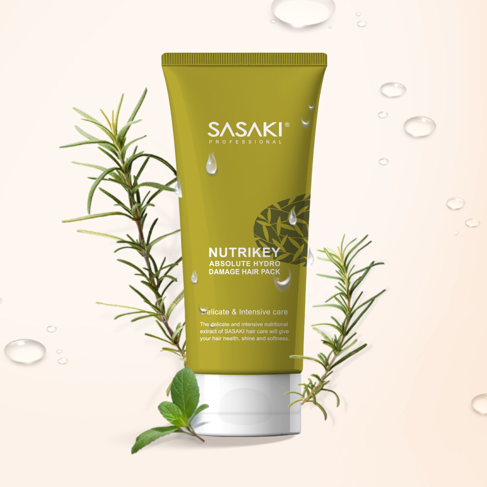 사사키 뉴트리키 데미지 단백질 세라마이드 헤어팩 150ml 극손상 물미역 미용실 - 상세 이미지 3