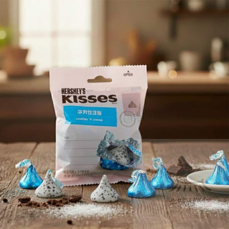 생활약방 허쉬 키세스봉 쿠앤크 81g 수험생초콜릿 간식 아이간식