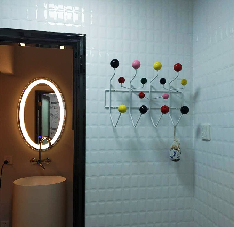 인테리어 우드 미니 행거 공간활용 걸이 벽걸이 디자인 의류 수납용 코트랙 흰색 대나무 - 상세 이미지 4