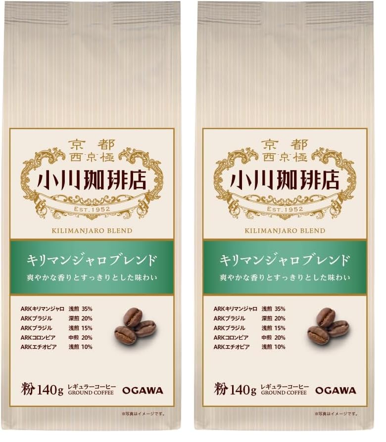 오가와커피 킬리만자로 블렌드 분말 140g X 2개