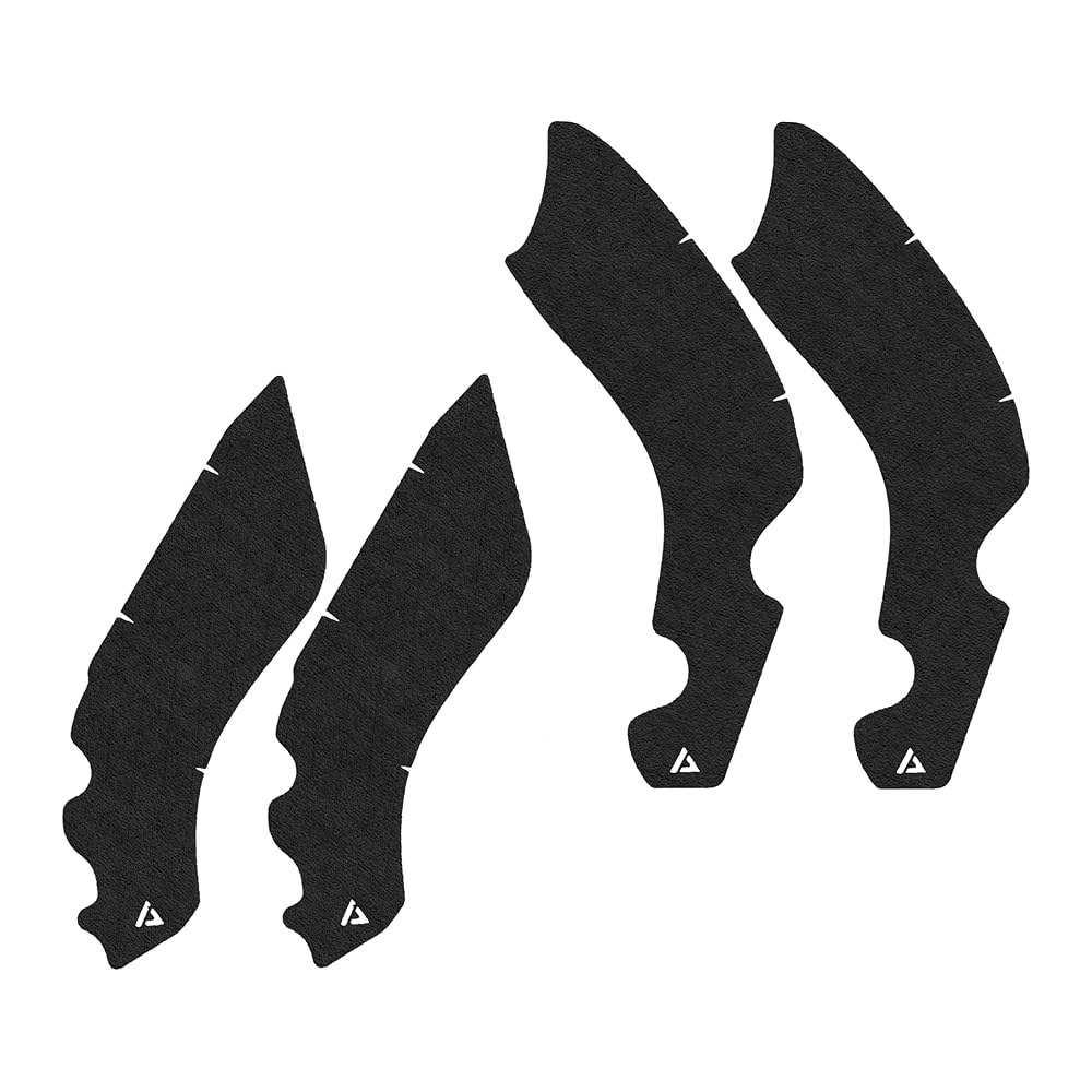 스즈키 RMZ250 고무 프레임 그립 테이프 / 가드 (적합 2010-2018) 3 Pairs - Black - 상품 이미지