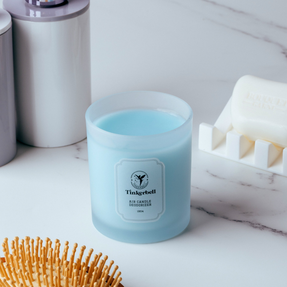 [팅커벨] 에어캔들 퍼퓸 고체 탈취제 홀애비 냉장고 하수구 냄새제거 스카이 솝, 230g, 1개 제품 이미지
