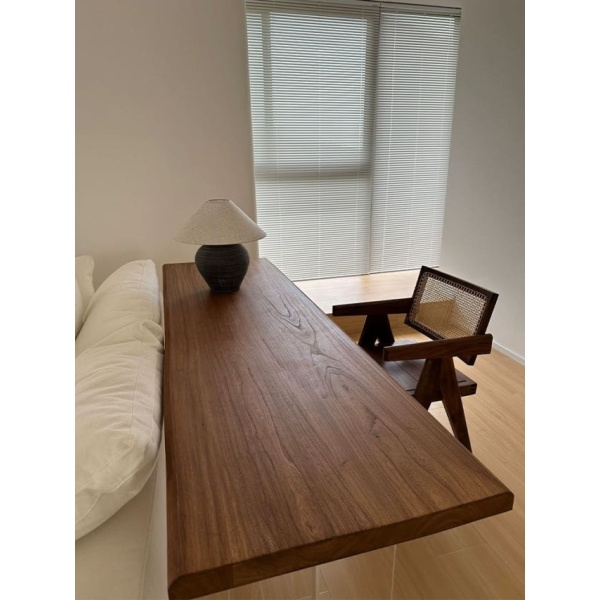 프리미엄 우드슬랩 테이블 상판 가구 식탁 업소용 인테리어 200cmx80cmx3cm 80cmx80cmx3cm - 상품 이미지