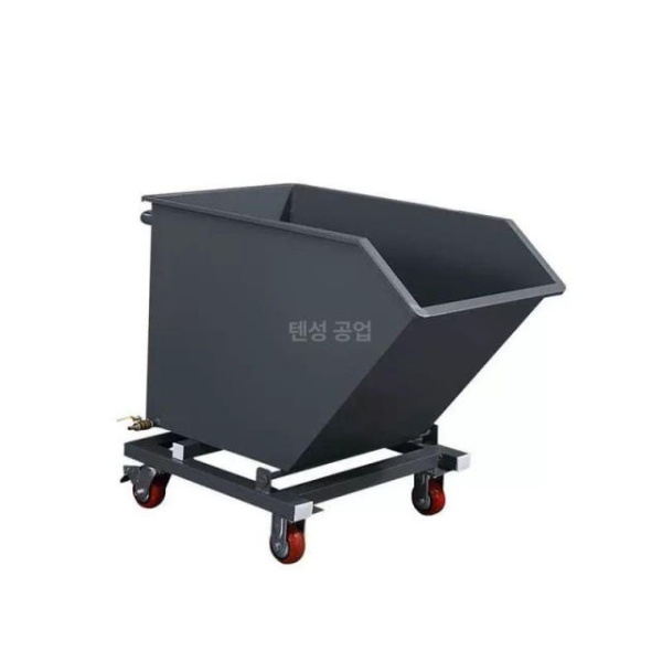 산업용 이동식 CNC 칩통 필터 잠금 바퀴 깊은 회색 1000x600x870 1000x600x870 깊은 회색 - 상세 이미지 5