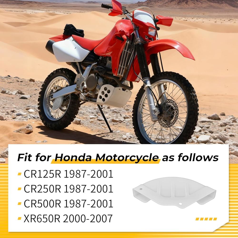 혼다 CR125R CR250R CR500R 1987-2001 XR650R 2000-2007 43330-KS6-700용 MATI 리어 브레이크 디스크 커버 가드 - 상세 이미지 2