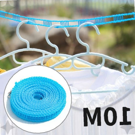 베란다 야외 빨래 건조 로프 세탁 빨래줄 옥상 캠핑 텐트 고정 줄 빨래걸이
