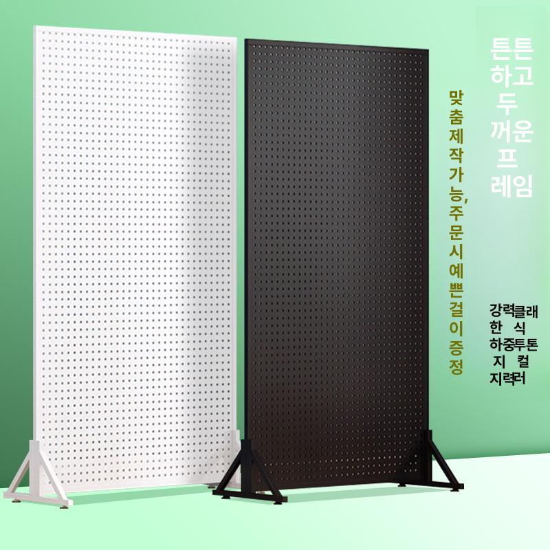 가벽 파티션 가림막 사이즈 커스텀 이동식 원룸 철제 원목 접이식 간살 우드 현관 칸막이 - 상세 이미지 2
