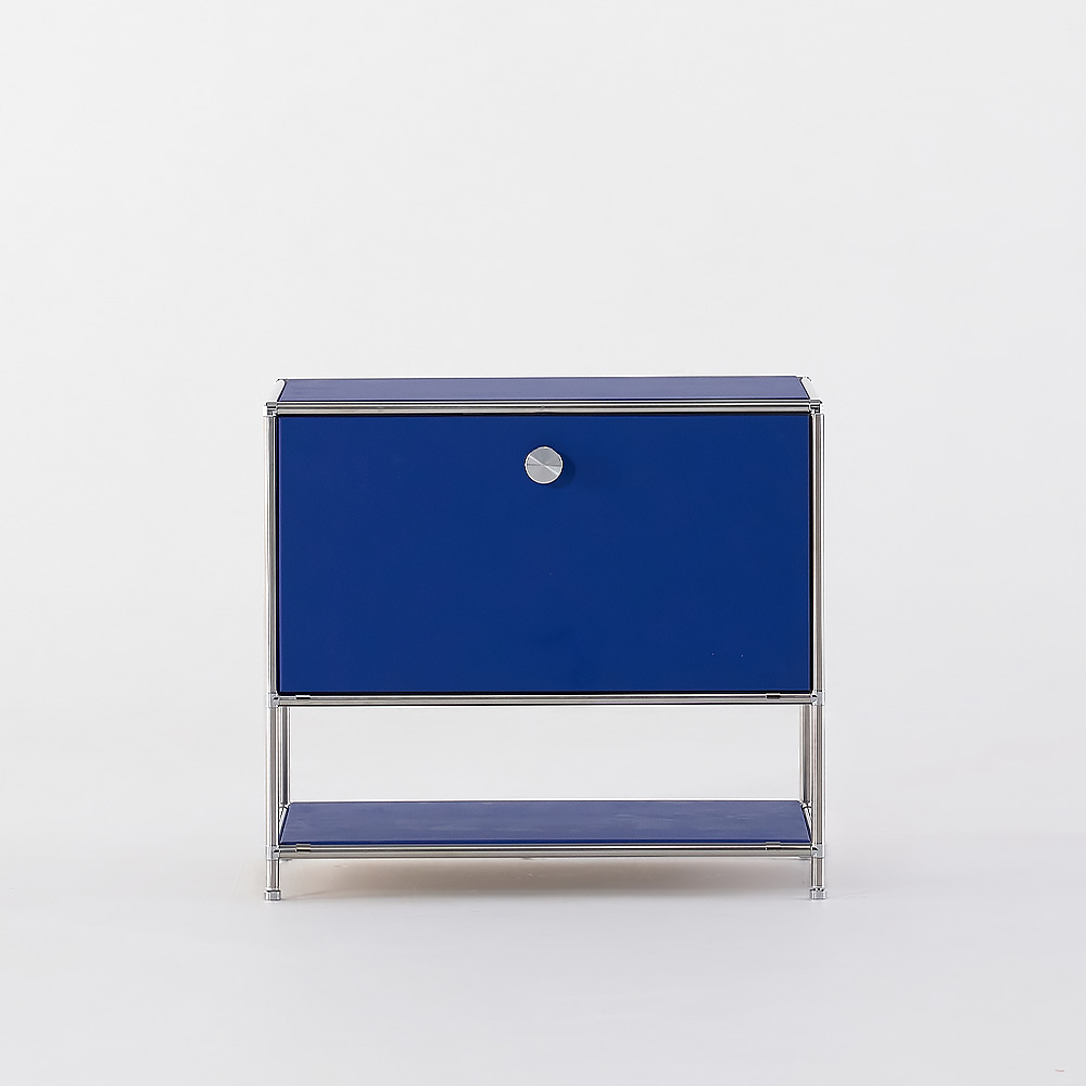 나무뜰 던에드워드 미드센츄리 모듈 가구 컬러커스텀 61x41x56cm, 2단, 600 선반 협탁 RAC523C 이미지 7
