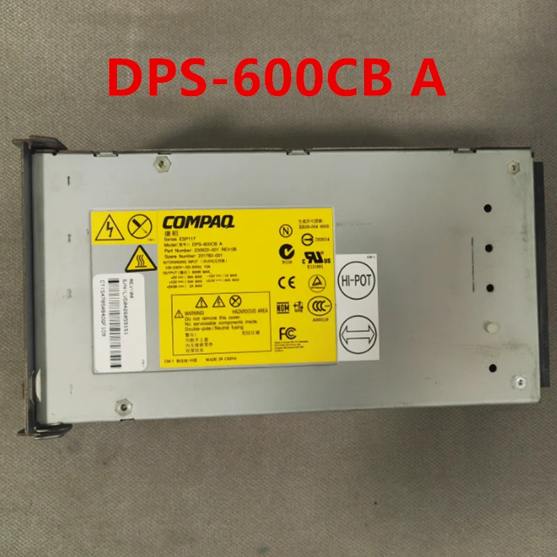 hp호환 리퍼 전원공급장치 ML570G2 ML530G2 600W 230822-001 231782-001 DPS-600CB A 신