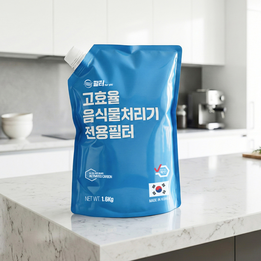 [호환] 린클 프라임 그래비티 고품질 필터 2회 교체여분 음식물처리기 필터포유 탈취 활성탄 이미지 3