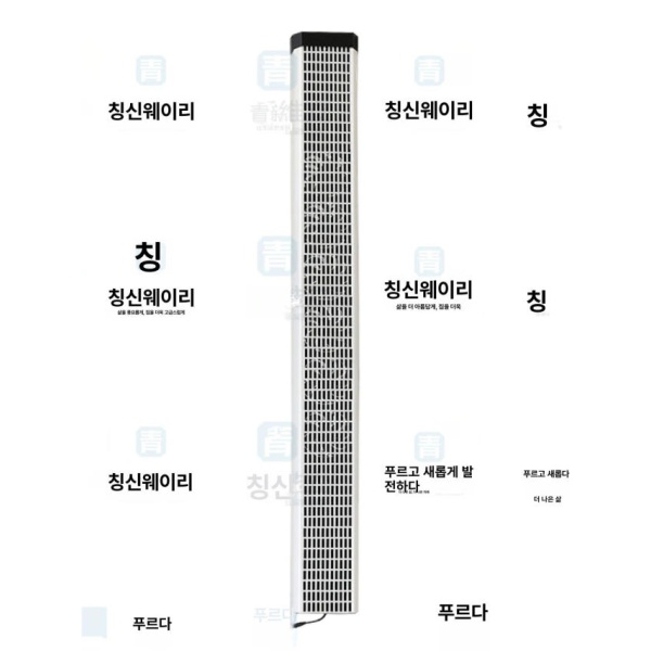 초강력 이동식 창문 환풍기 연기 무타공 샷시 결로예방 화이트 6개 팬 화이트 6개 팬 5x15x50cm - 상세 이미지 5