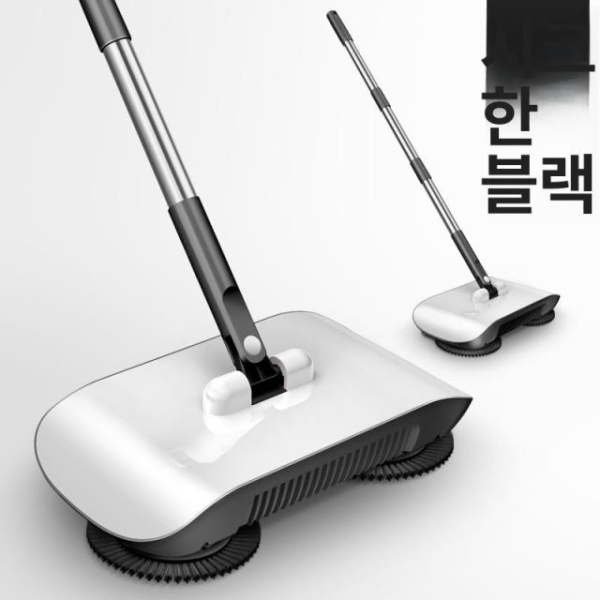 스마트 가정용 빗자루 세트 청소 용품 핸드 푸시 일체형 도구 블루 블루 1겹 - 상세 이미지 2