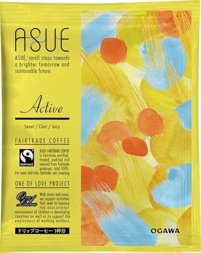 오가와커피 ASUE 공정무역 커피 드립커피 8g X 20봉 레귤러 드립