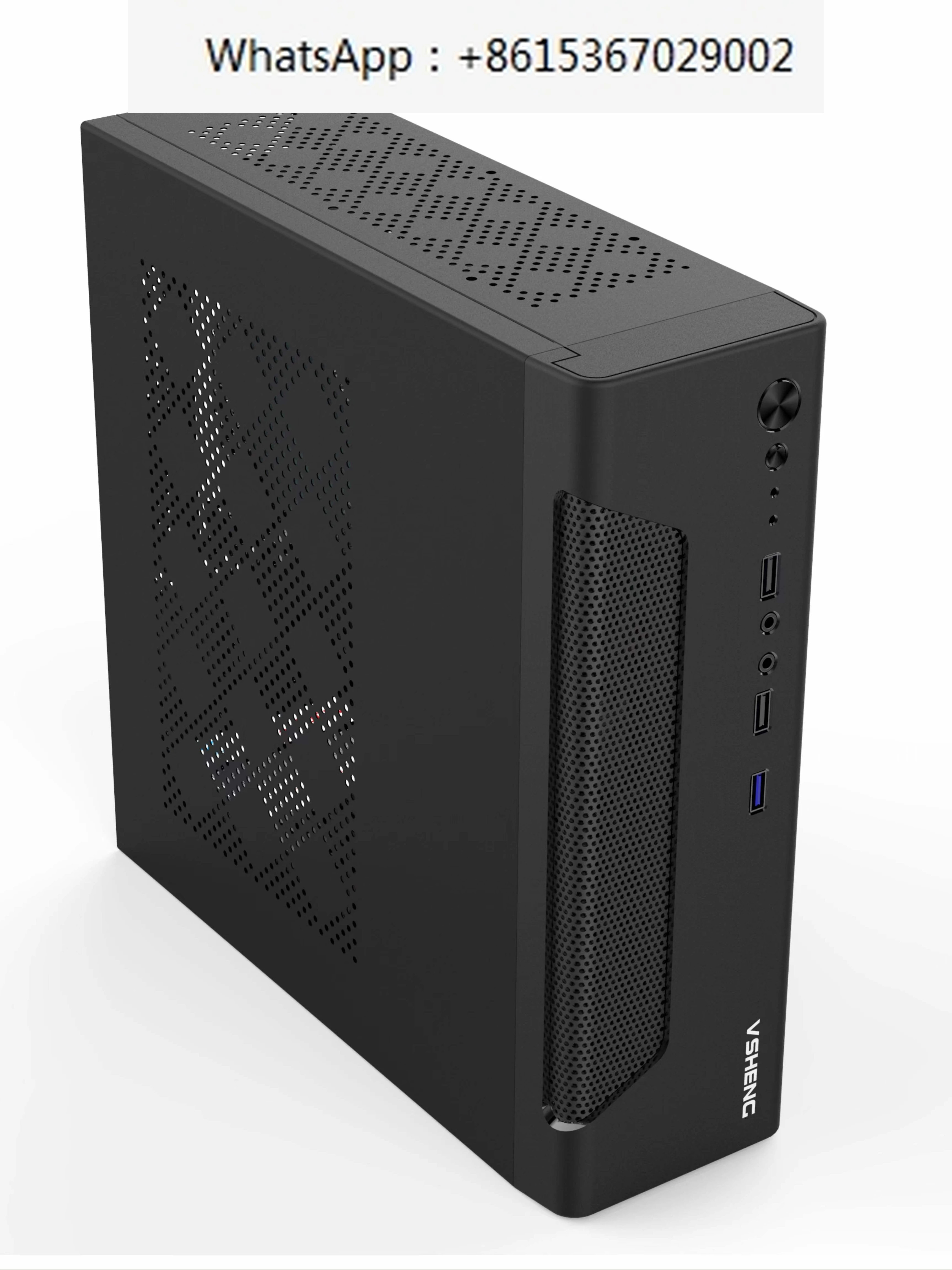 M iTX 메보드 소형데스크탑 컴퓨터 호스트 케이스 소형 미니 1U 19x17 cm
