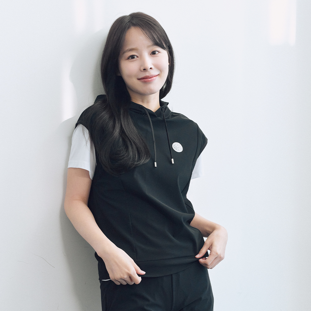 여성 냉감 트리코트 타공 여자 여름 바람막이 조끼 풀오버 베스트 Q126-6204-06 - 상세 이미지 3