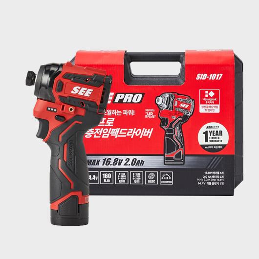 SEE PRO 16.8V 전동 무선 충전 드릴 임팩트 가정용 드라이버 SID-1017 - 상세 이미지 2