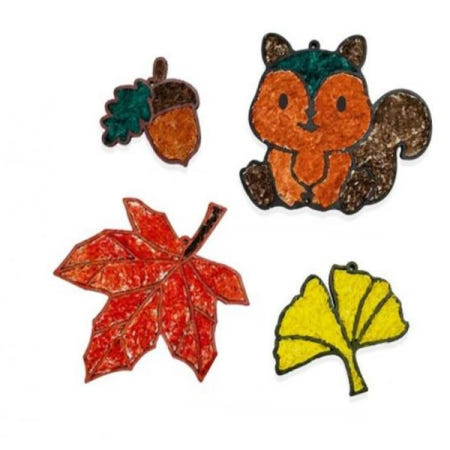 종이죽 (TD) 펄프 점토 가을 우드 걸이 단품 만들기-1인세트