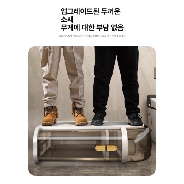 프리미엄 욕실 대형 슬림 수납장 좁은 25면폭 4단 양면 화장실 수건 정리 방수 18면폭 3단-설치 필요 - 상세 이미지 4