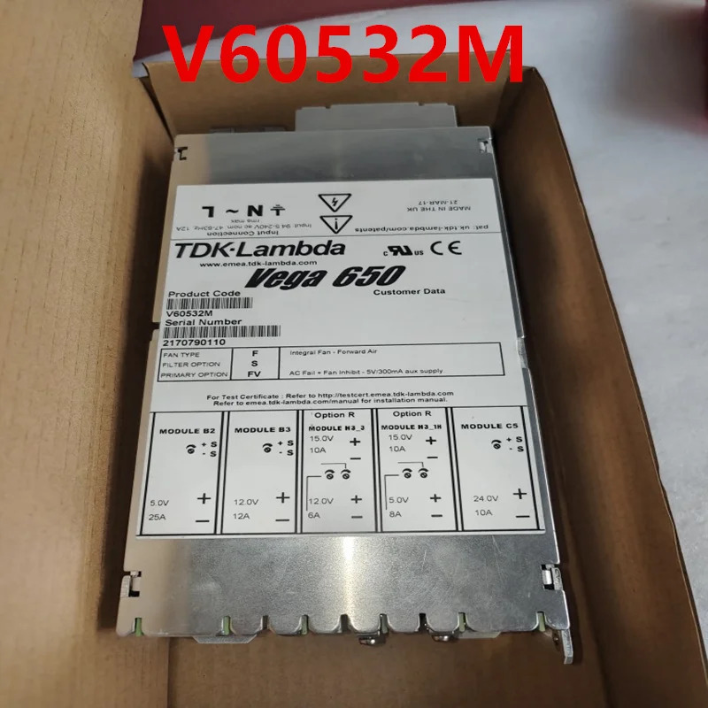 TDK-LAMBDA VEGA 650 650W V60532M V407YLR리퍼 전원공급장치
