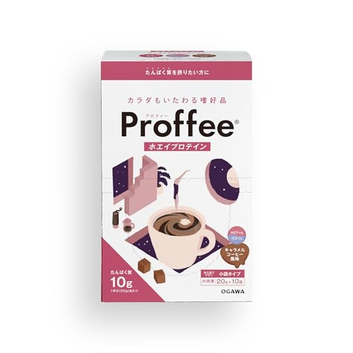 오가와커피 Proffee 유청 단백질 카라멜커피맛 20g X 10개입