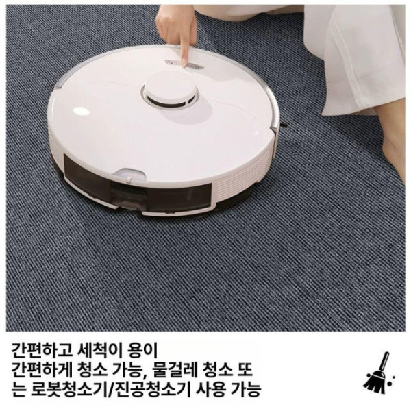 프리미엄 피트니스 충격 흡수 운동매트 홈트 그레이 단일 방음 그레이 단일 60x90cm - 상세 이미지 4