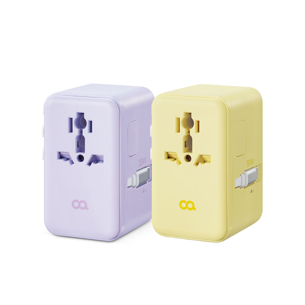 오아 포켓롤 해외 여행용 5포트 PD 35W 초고속충전 멀티 어댑터 이미지 2