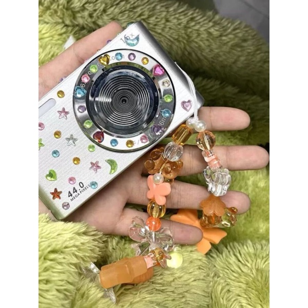 레트로 클래식 빈티지 디지털 카메라 엑슬림 휴대용 수납식 화이트 5000 W 픽셀6 배 광학 캠퍼스 학생 모델 펄 화이트 4800 패키지 1 8 G 메모리 카드 - 상세 이미지 5