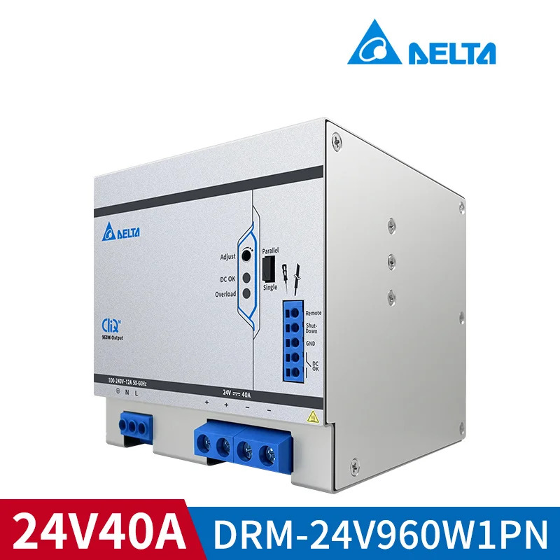 DELTA DRM 24V40A 960W DRM-24V960W1PN새 원본 레일 전원공급장치