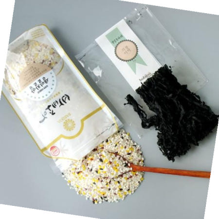 생일 바비조아 생일찰밥 기장미역 - 해썹 특별한 선물 500g 20g