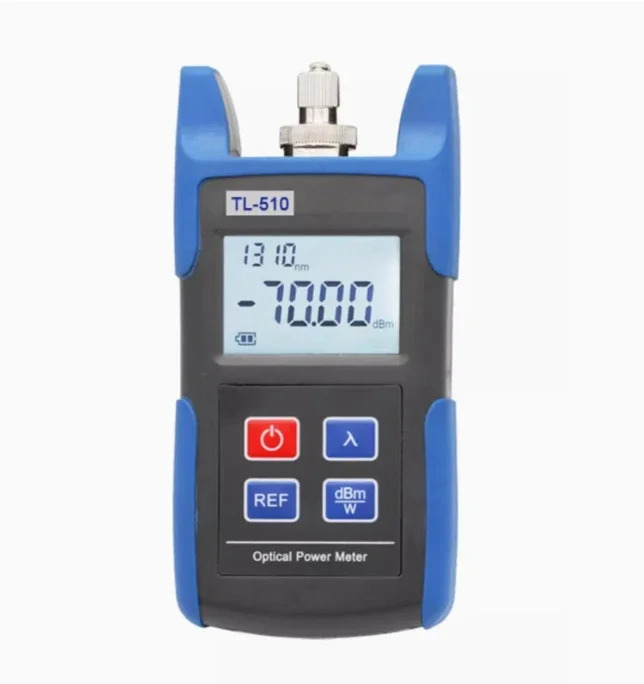 SC FC 인터페이스를 갖춘 휴대TL-510 미니 OPM 광 파워 미터 TL510A -7010dBm 또는 TL510C -5026dBm 광섬유 테스터