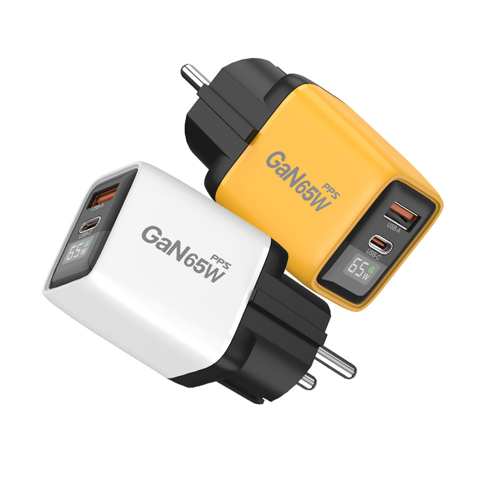 PPS GAN C타입 PD USB 65W LED 디스플레이 멀티 접지 초고속 충전기 이미지 6