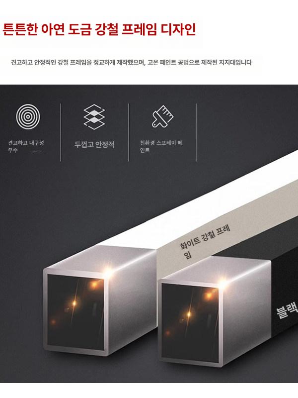 펜트리 수납대 편의점 이동식 매대 매장 상품 약국 철제 클립 양면 메인 프레임 60길이 60너비 - 상세 이미지 3