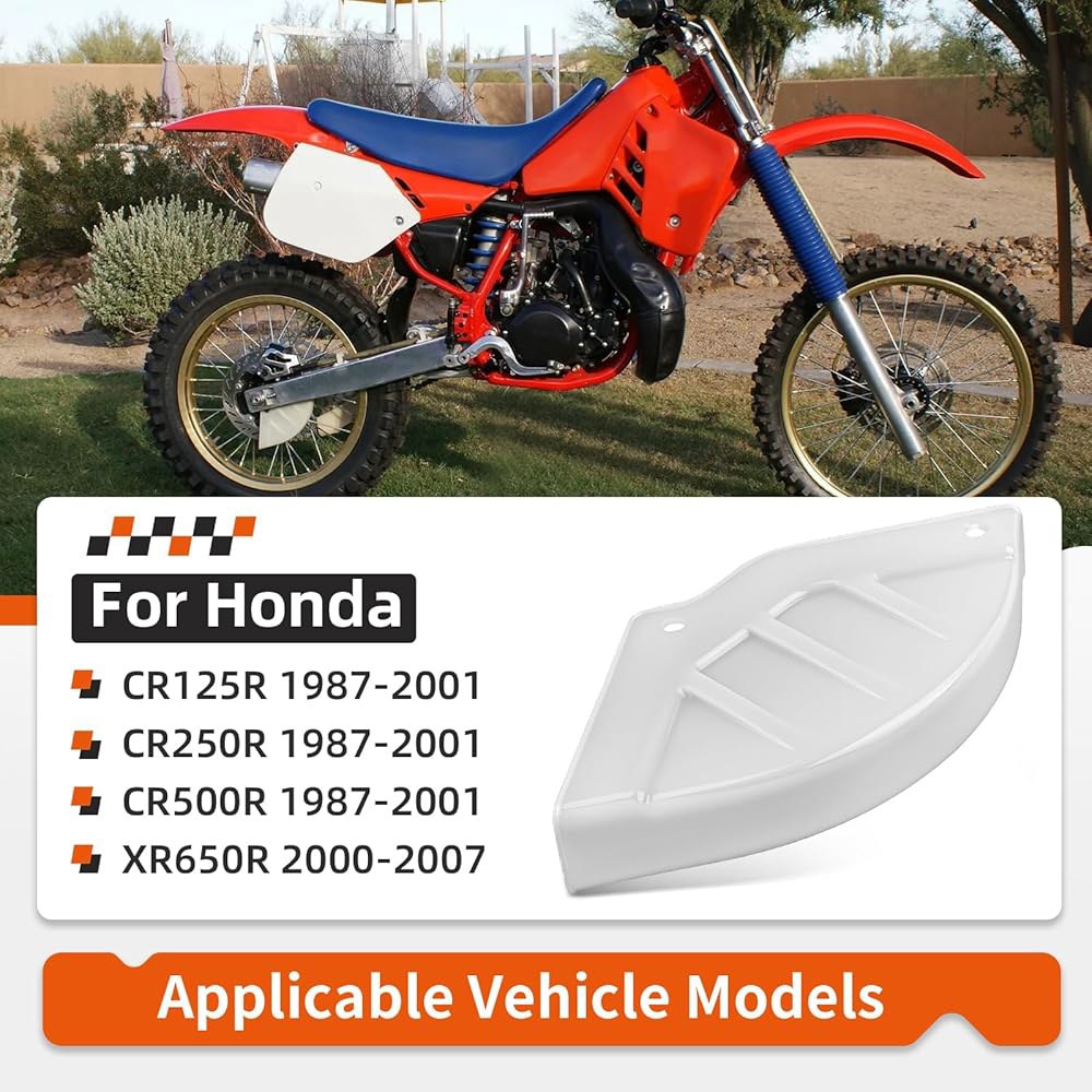 혼다 CR125R CR250R CR500R XR650R 1987-2007 43330-KS6-700용 리어 브레이크 디스크 커버 가드 - 상세 이미지 2