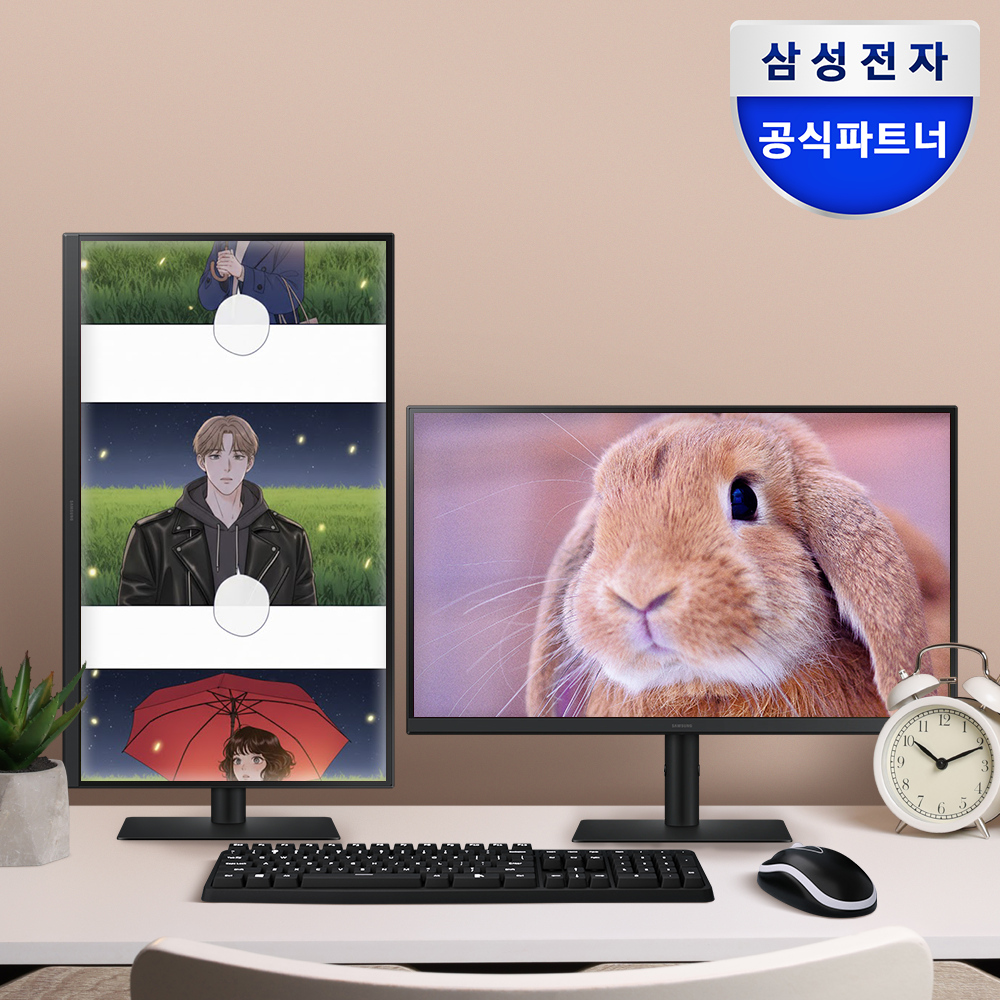 삼성 뷰피니티 S6 LS27F610 68.4cm(27) QHD 모니터 100Hz  세로 제품 이미지