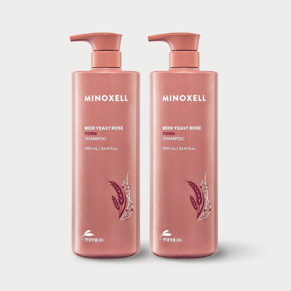 현대약품 마이녹셀 맥주효모 로즈PDRN 탈모샴푸 1000ml, 2개 제품 이미지