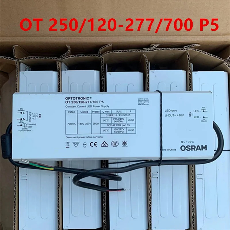 OSRAM 180V-357V 250W OT 250/120-277/700 P5 250 120-277 700 새 원본 전원공급장치