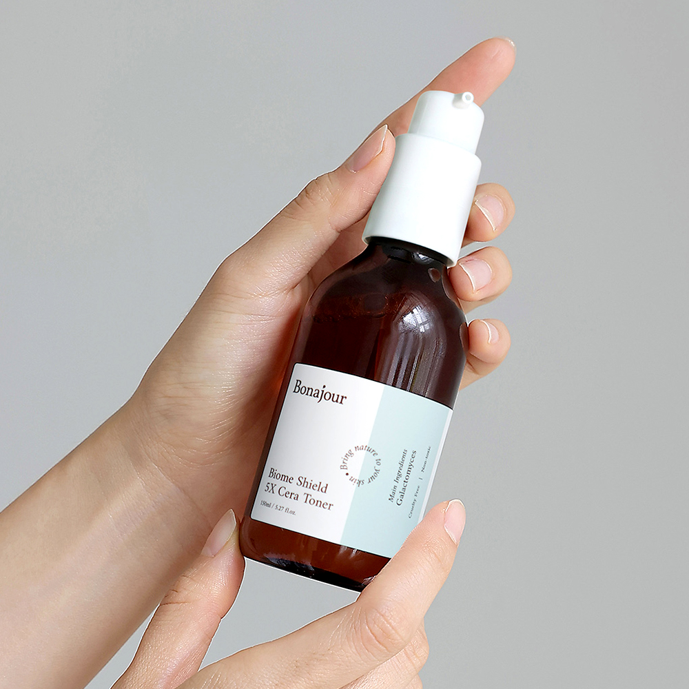 보나쥬르 바이옴 쉴드 5X 세라 토너 / 수분보습케어 중건성 세라마이드 스킨 150ml - 상세 이미지 3