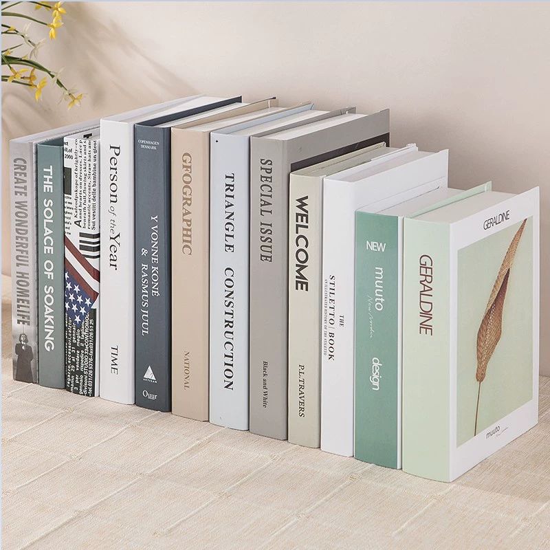 인테리어용 모형책 전시용 가짜책 촬영소품 잡지 빈티지 쇼핑몰 심플 - 상세 이미지 3