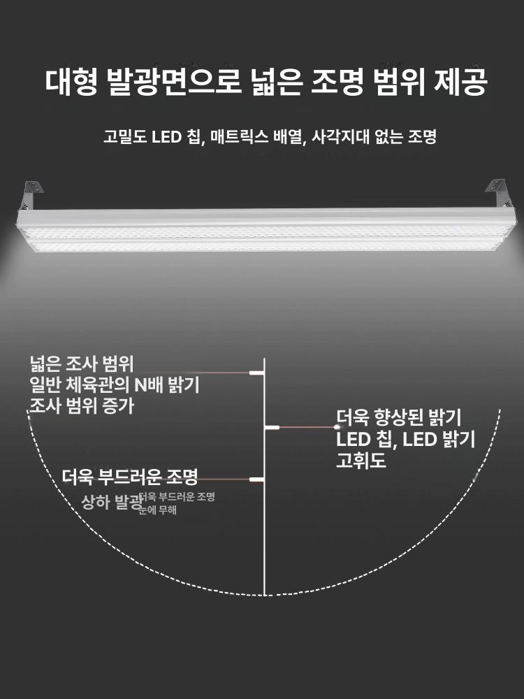 led 방폭등 내압 지하실 창고등 천장 야외 투광등 슈퍼 브라이트 300W 3단 행잉 - 상세 이미지 4