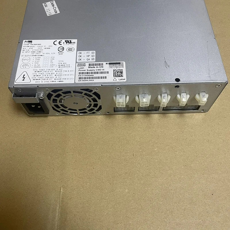 WINCOR NIXDORF L221 오리지널 전원공급장치 POE001 P0E001 01750263469 374W
