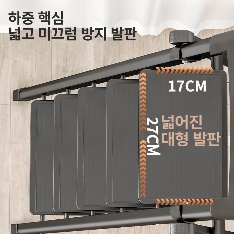 다용도 A형사다리 접이식 다락방 화이트 삼단계단 공구대 포함 블랙 3단 사다리 기타 - 상세 이미지 5