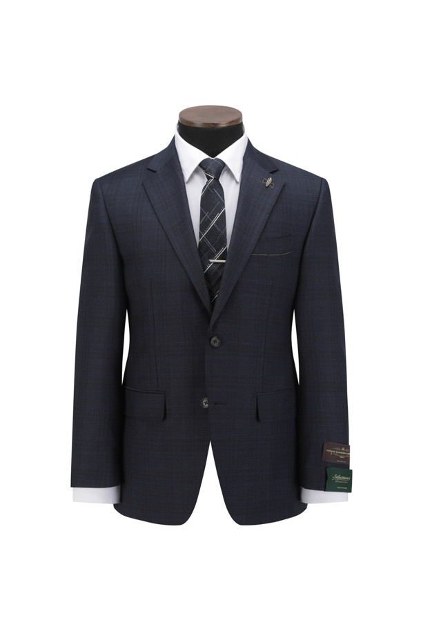 26년 코오롱 브렌우드 셀렉션 CANONICO 체크 슈트 봄 예복 면접용 정장 - 상세 이미지 2