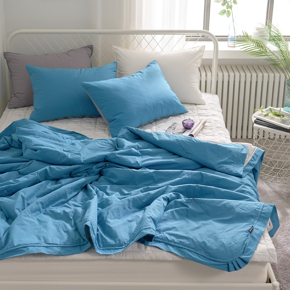 프리미엄 고밀도 60수 순면 듀라론 냉감 매트 침대 쿨매트 SS