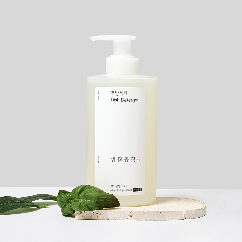 생활공작소 주방세제 500ML 1개 쌀뜨물향 이미지 2