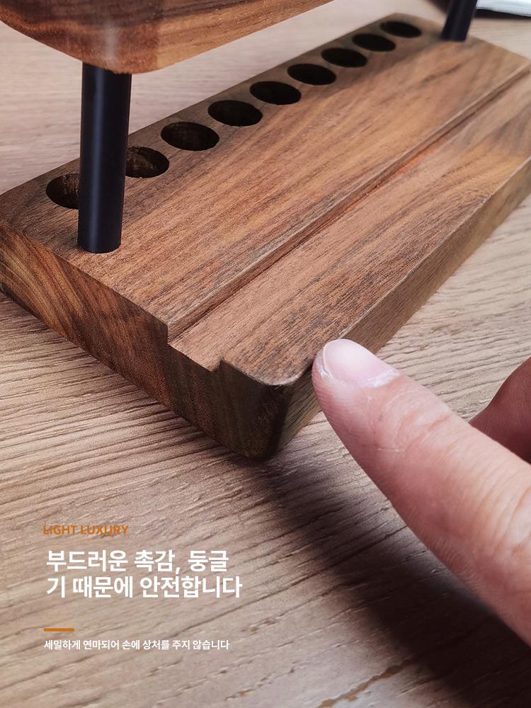 만년필 보관함 파우치 펜꽂이 문구점 책상위 필통 펜케이스 받침 - 상세 이미지 3