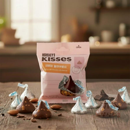 생활약방 허쉬 키세스봉 아몬드 81g 공시생초콜릿 부드러운간식 수험생초콜릿